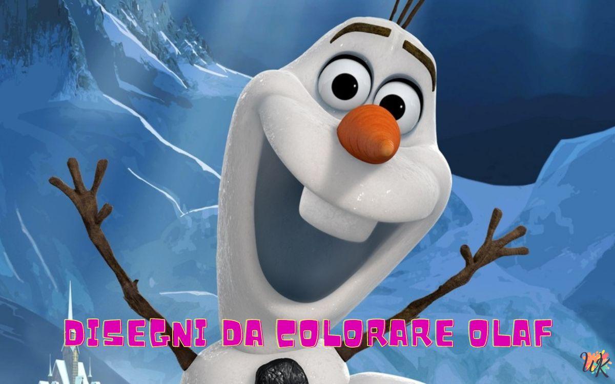 Olaf 1 Disegni da colorare Olaf